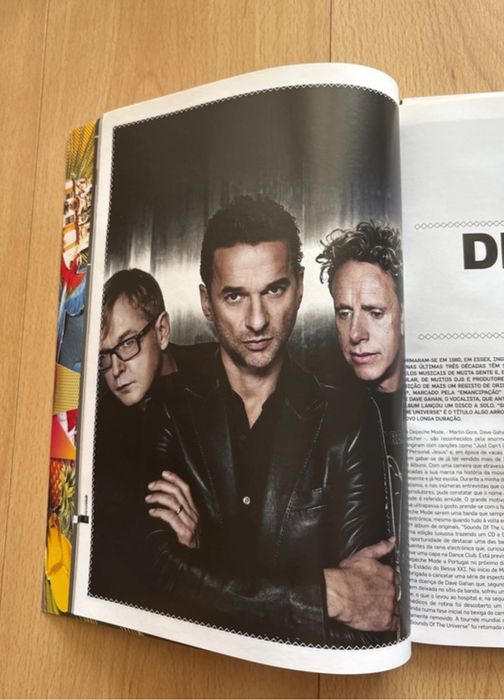 Revista “Dance Club” com Depeche Mode na capa