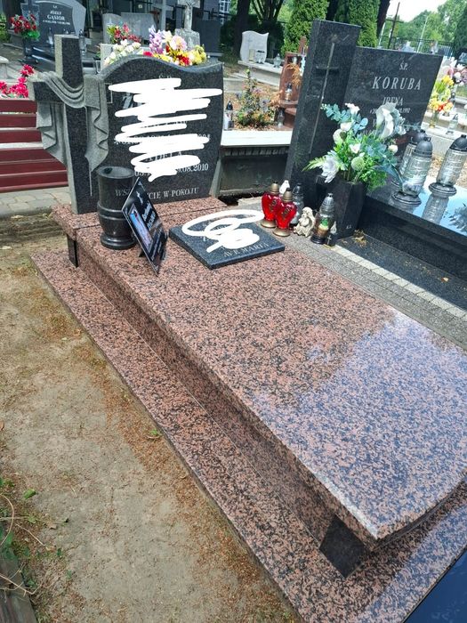 Nagrobek granit stan dobry