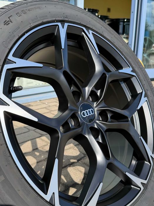 Nowe koła zimowe 18 cali Audi A3 S3 czarno srebrne