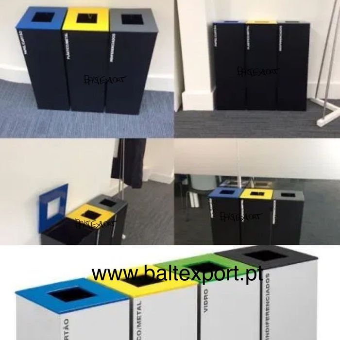 Eco Ponto Papel, Vidro, Metal em Inox escritório/Armazém Ecoponto Novo