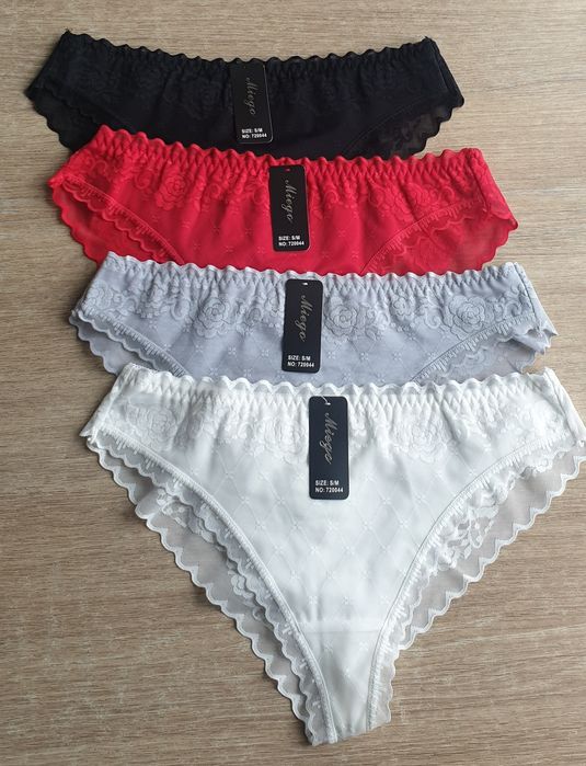 4×Damskie majtki brazyliany S /M
