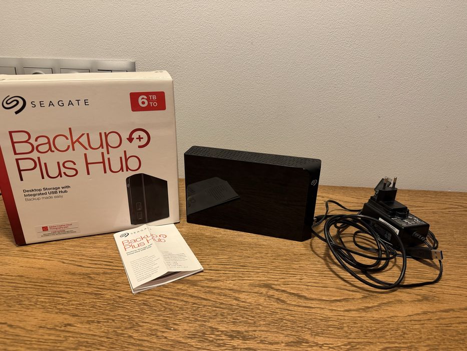 Dysk zewnętrzny Seagate Backup Plus Hub 6TB