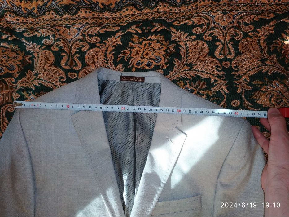 Классический костюм Giordano Conti, Брюки, Пиджак, Турция, размер S, M