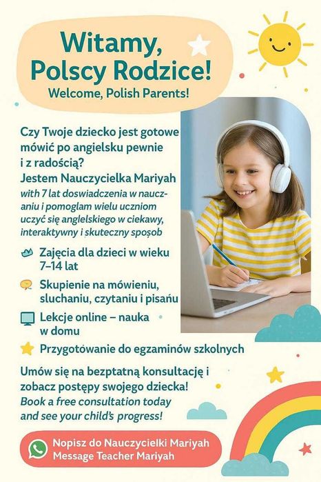 English native speaker, English online teacher