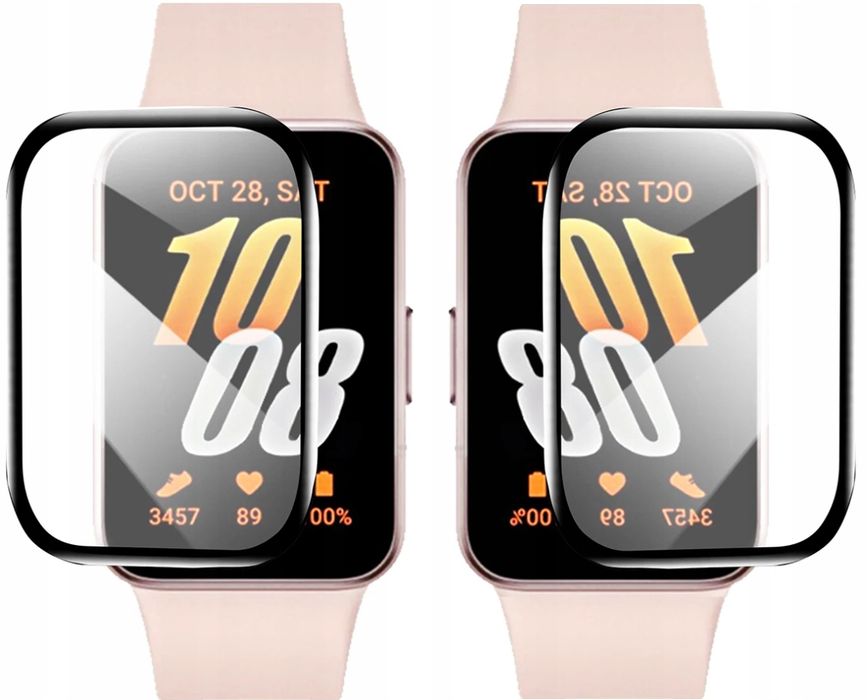 Zestaw 2 x Szkło Hybrydowe 7H / 3D do Samsung Galaxy Watch Fit 3