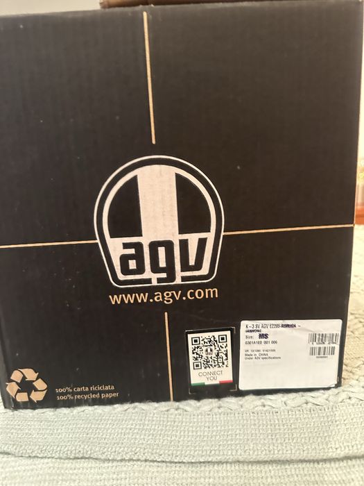 Capacete AGV em muito bom estado