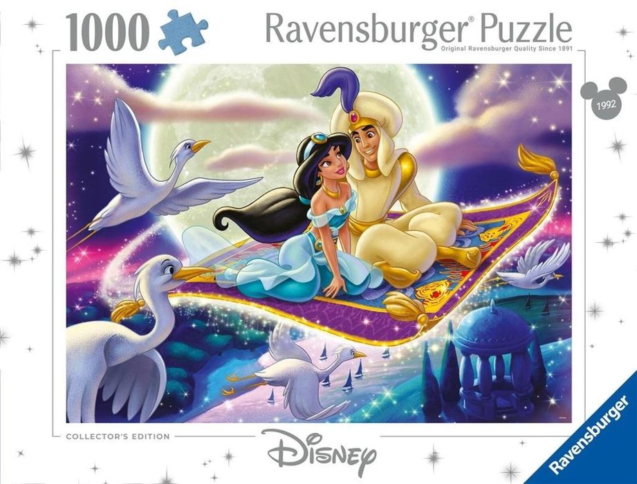 Puzzle 1000 Disney Classics Aladyn pudełko,