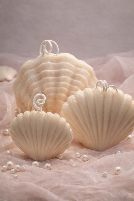 Zestaw świec sojowych - 3 muszle