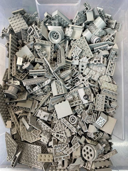 Lego klocki zestaw 1.346 kg Light Gray Jasny szary zestaw