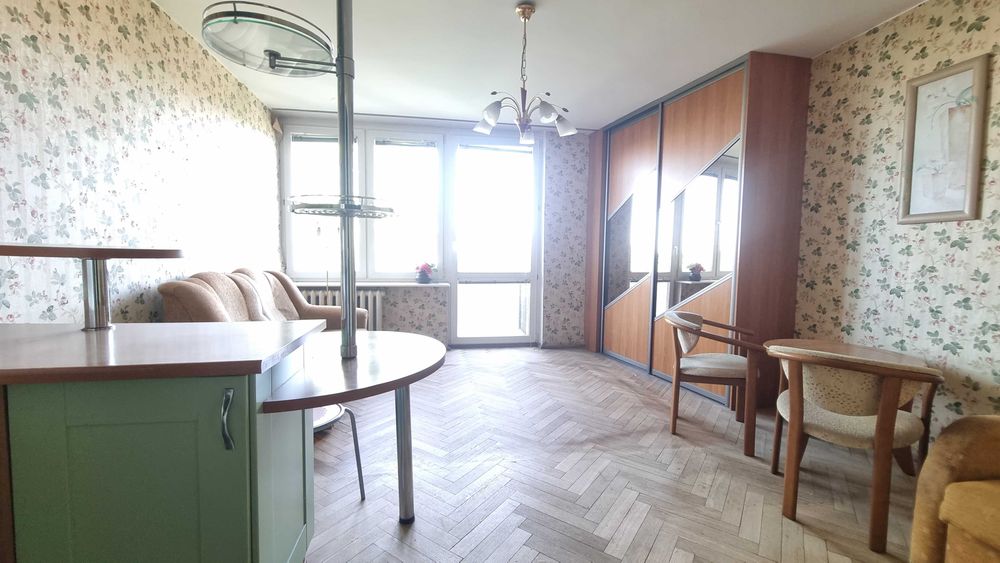 Wynajmę kawalerkę 25,5 m² z balkonem | Warszawa, ul. Darwina | 5 piętro | PL/ENG