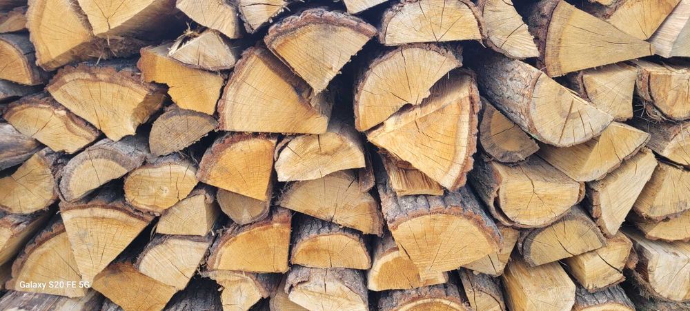 Drewno kominkowe, drewno opałowe, dąb
