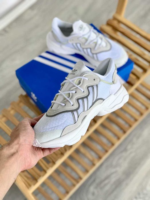 Кроссовки Мужские Adidas Ozweego White / Чоловічі Кросівки Адідас Озвіго/Кроссовки адидас Озвиго