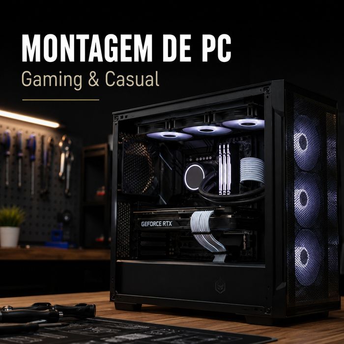 Técnico Informático - Montagem PC Gaming e Casual (Envios Nacionais / Guarda)