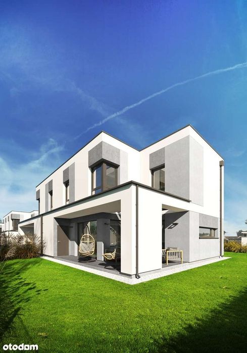 Bliźniak 179 m2 + ogród 370,5 m2, Jaworowa k. Warszawy
