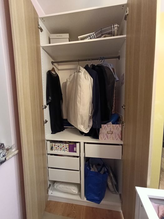 Szafa PAX Ikea 100x58x236 biały korpus biała