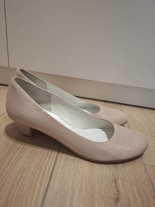 Buty ślubne, skórzane, r. 40