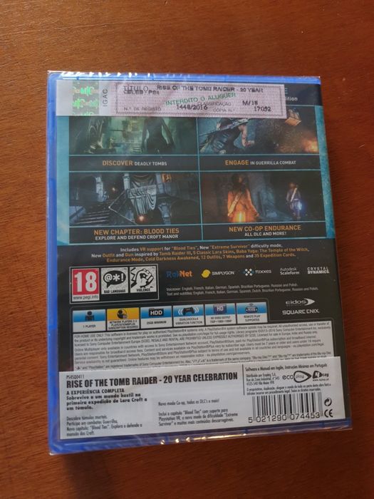 Rise of the tomb raider 20 years celebration PS4