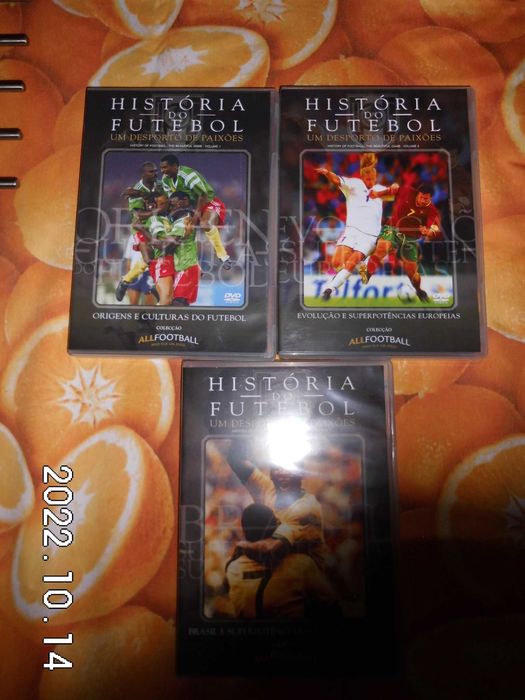 Varios DVD´S sobre a Historia do Futebol
