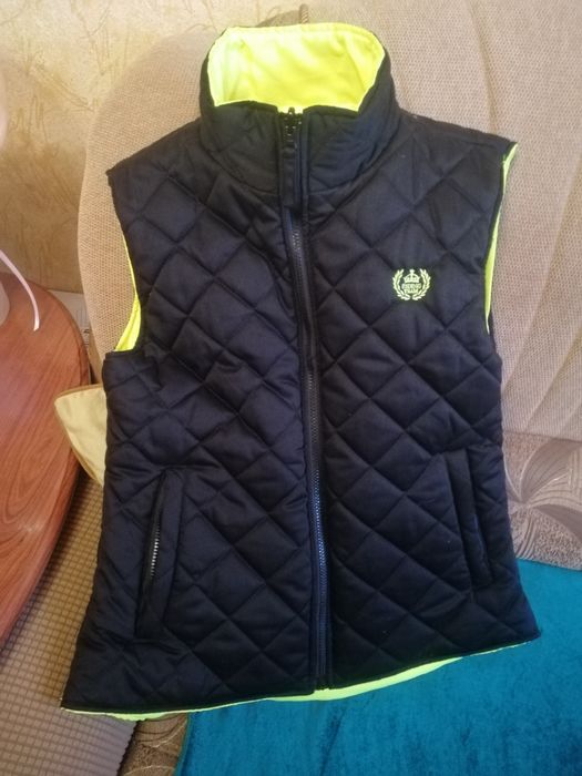 Женская двухсторонняя светоотражающая жилетка