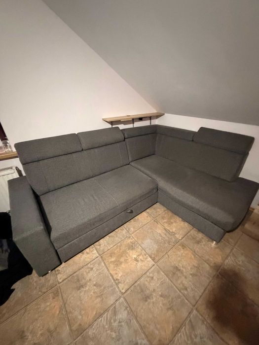 Rogówka Narożnik z funkcją spania rozkładana