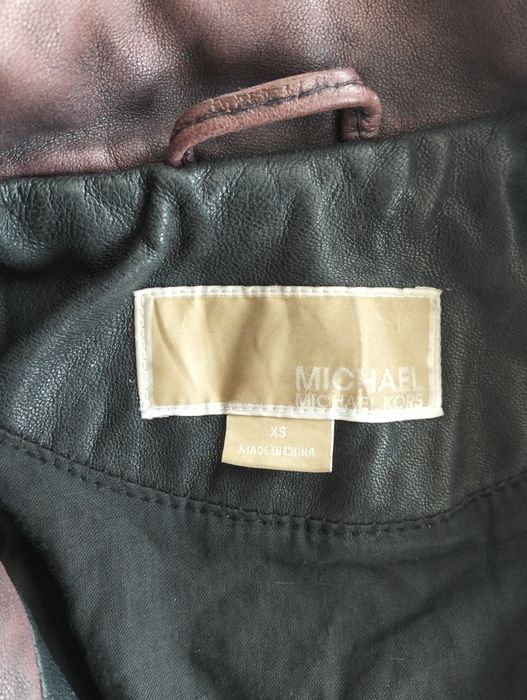 Michael Michael Kors skórzana ramoneska 100% skóra XS czarna