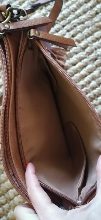 Carteira / Mala / Bolsa camel Paco Martinez Novo