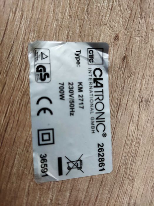 Кухонный комбайн CLATRONIC KM2717 700W (запчасти).