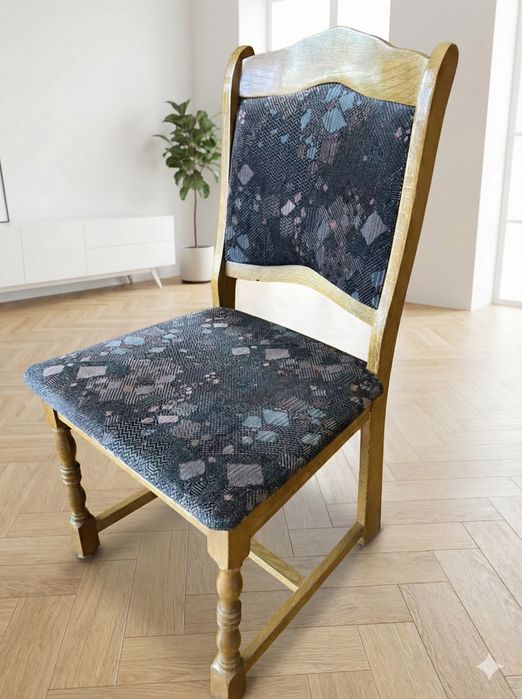 Масивні дубові крісла (9 шт.) – Натуральне дерево