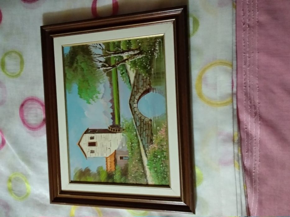 Quadro em tela : paisagem rural