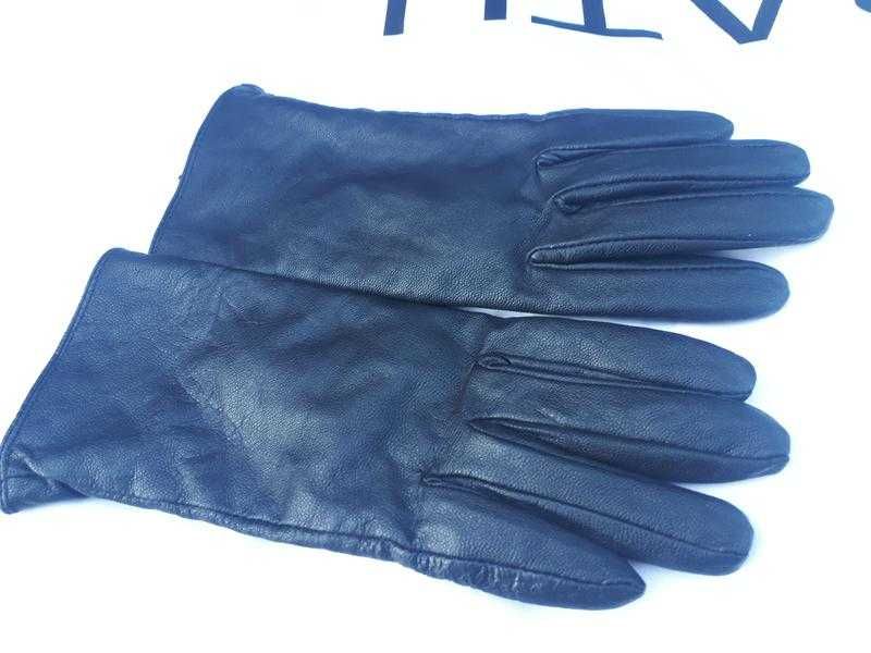 Перчатки кожаные женские/ утеплены микроволокно/германия/ р.s