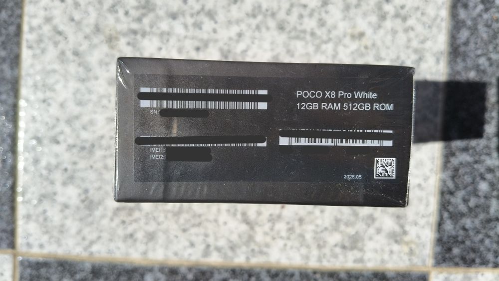 POCO X8 PRO novo a vácuo
