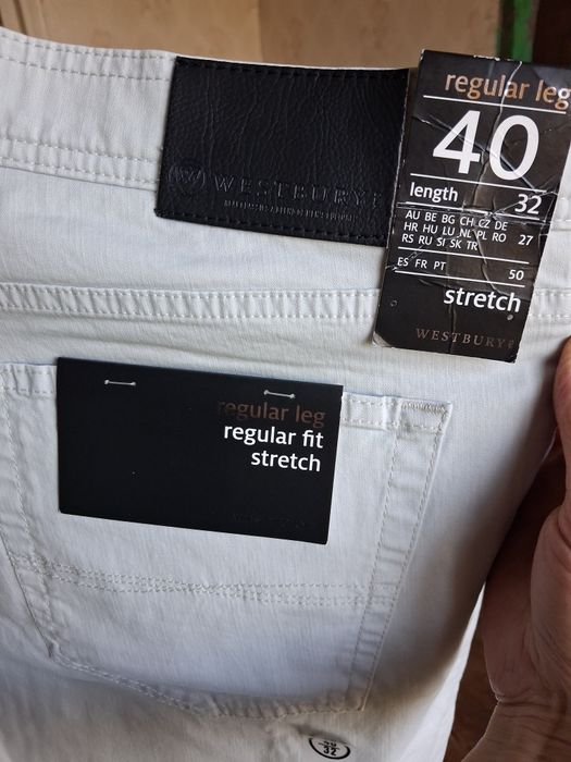 Нові чоловічі штани Westbury Regular Fit Stretch (р. 38 та 40)