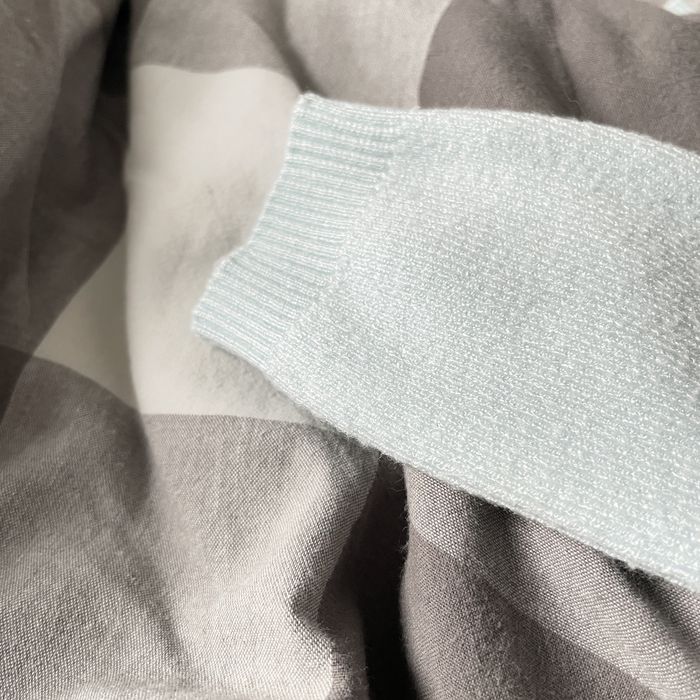 M&S spodnie sweterkowe błękitne wiskoza 3 - 6 M
