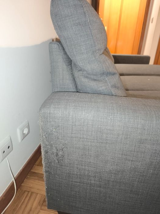 Sofá 3 lugares com chaise longue