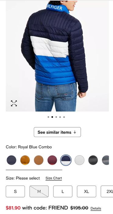 Пуховик чоловічий Tommy Hilfiger Новий - М Оригінал із США