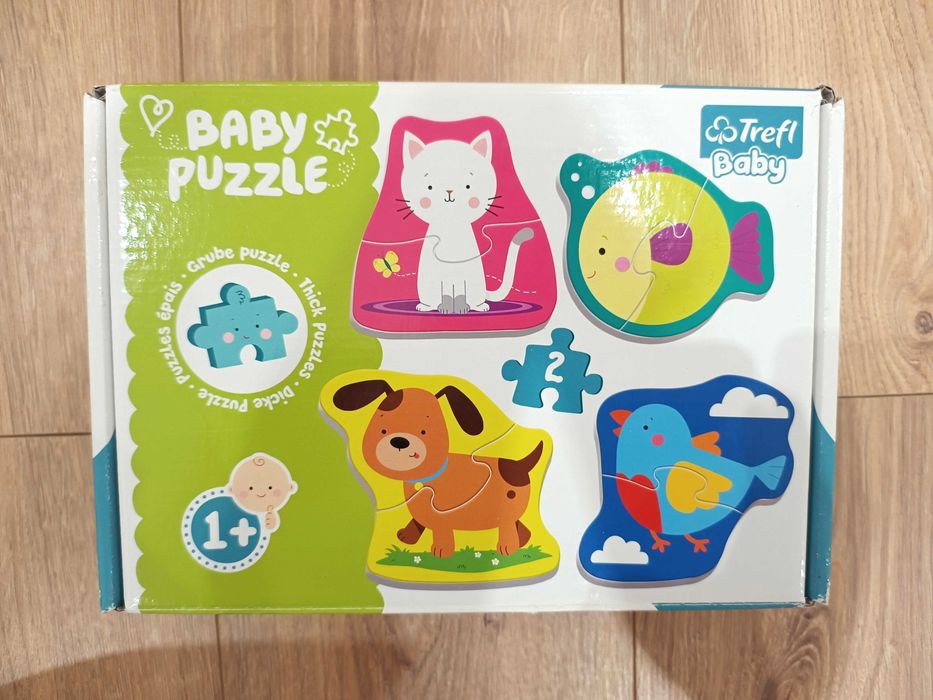 trefl baby puzzle moje pierwsze układanka 2 elementy elementowa  1+