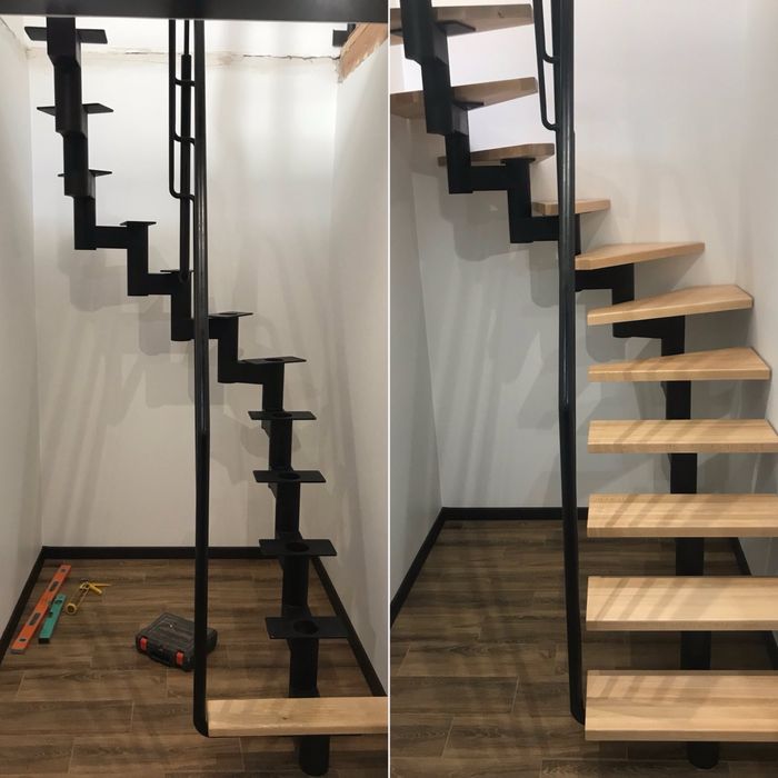 Деревʼяні сходи Львів виготовлення та монтаж дуба, бука та ясена