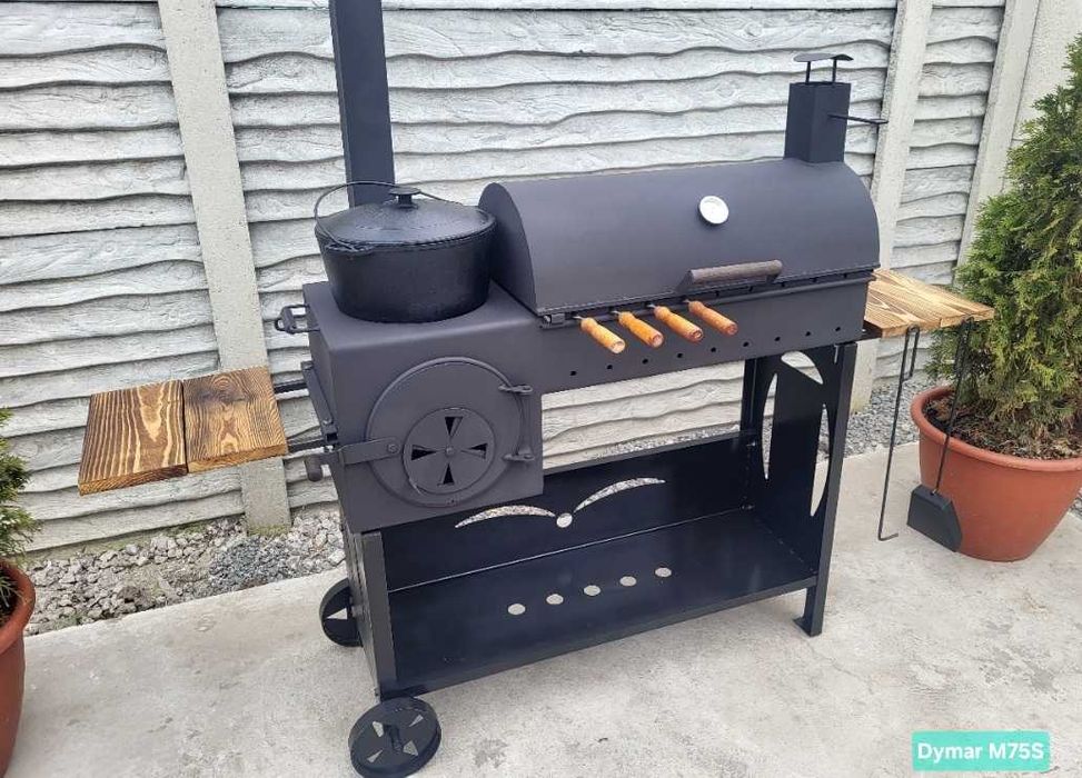 • 5мм! • Гарантія! • Не Поведе! • Мангал Коптильня с Барбекю, Гриль