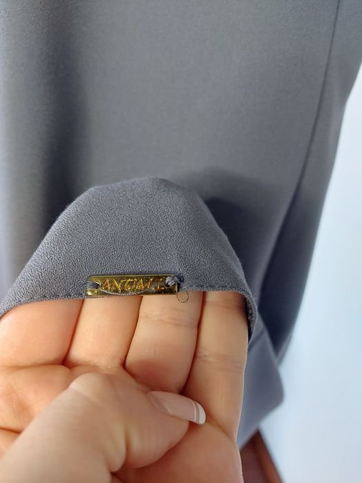 Sukienka Antall Produkt Polski grafitowa elegancka biurowa klasyczna44