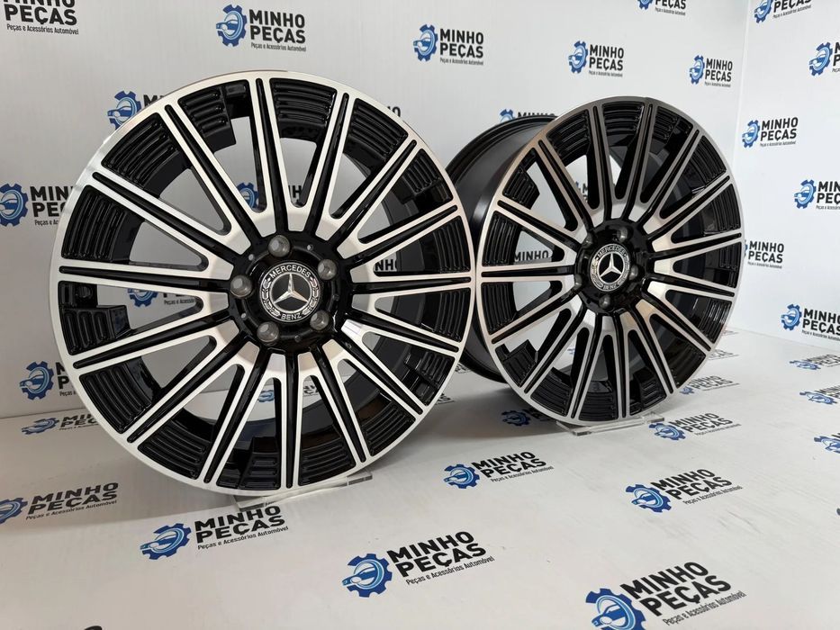 Jantes Mercedes Novo E63 em 18 Preto e Polido