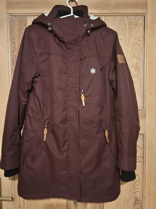 AHKKA parka zimowa bordowa 40