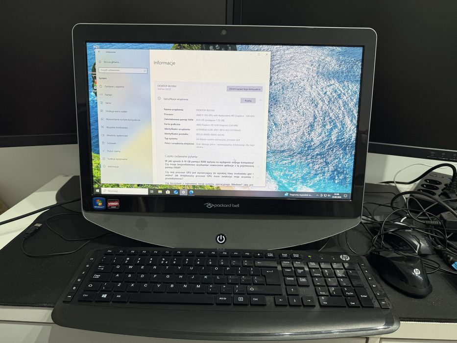 All in one Pc packard bell