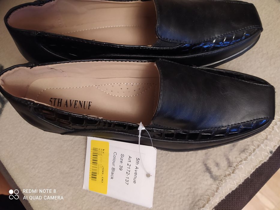 Nowe mokasyny 5 TH Avenue ,rozmiar 40