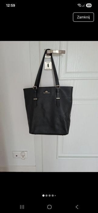 Skórzana torba shopperka Wittchen