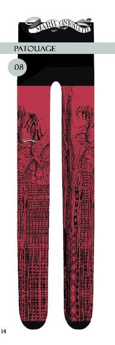 Rajstopy drukowane francuskiej marki Marie Antoilette