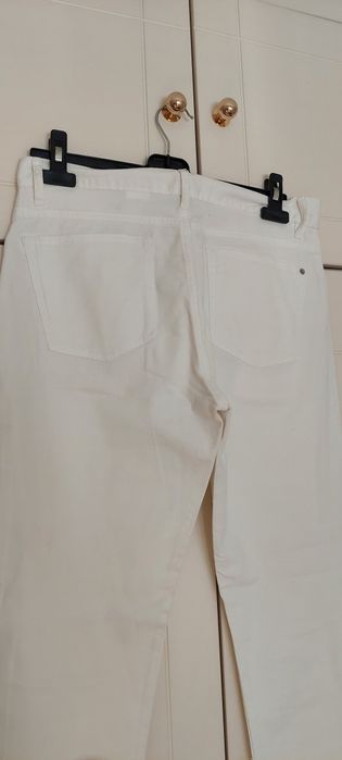 Calças Sarja Branca Homem H&M Tam31 como NOVAS