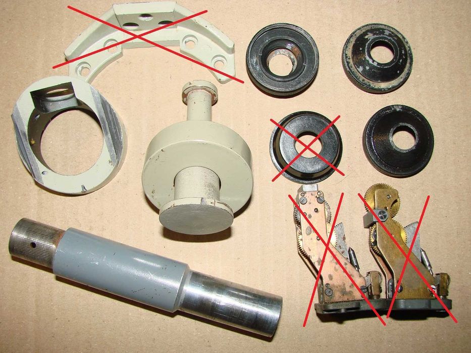 Запчасти микроскопа Биолам Ломо (см.фото) для советских микроскопов