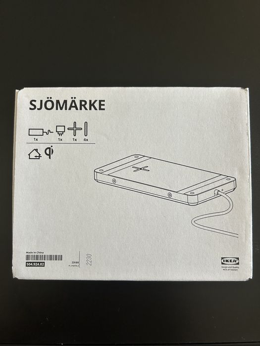 Carregador sem fios IKEA SJOMARKE novo