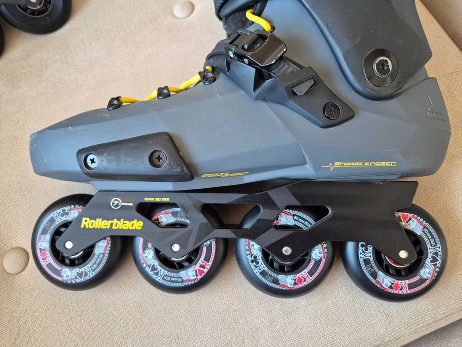 Rollerblade Twister Edge SE EU 46, 4x80/85A, Nowe FR kola i Wicked ABEC 9