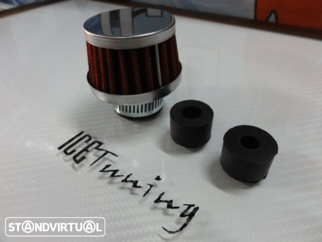 Mini Filtro de ar universal com 9 / 12 / 25mm